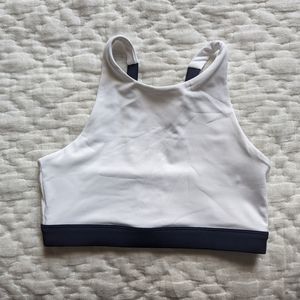 White sports bra